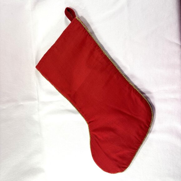 Set Of 3 Knitted Christmas Stockings Embroidered Snowmen and Accents - Picture 7 of 7